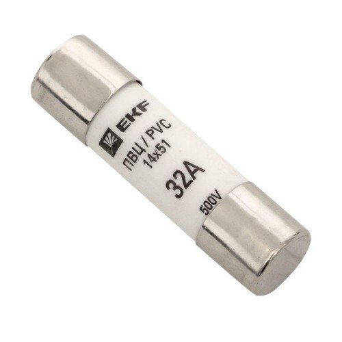 pvc-14x51-32 EKF - Плавкая вставка цилиндрическая ПВЦ (14х51) 32А 