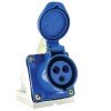 ps-133-63-220 EKF - Розетка стационарная наружная 133 2Р+РЕ 63А 220В IP67 PROxima