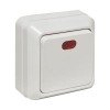 ENV10-121-10 EKF - Рим Выключатель 1-клавишный с индикатором 10А белый