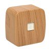 EGK01-035-30 EKF - Розетка RJ-45 1-местная ОП Минск, 1А, 120В, светлое дерево