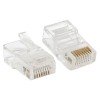 TRC-PLUG-5EUTP-10 EKF - Коннектор RJ-45 TERACOM неэкранированный 8P8C Cat.5E универсальный (упак.10шт)
