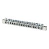 sn1-63-16-k EKF - Шина PEN "ноль-земля" (6x9мм) 16 отв. цинк крепеж по краям