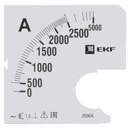Шкала сменная для A961 2500/5А-1,5 PROxima