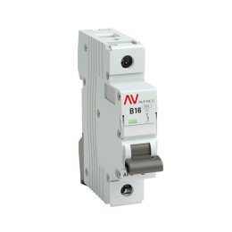 Выключатель автоматический AV-6 1P 16A (B) 6kA AVERES
