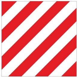 Знак "Негабаритное место" 300х300 мм, металл
