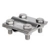 lp-55758-ni EKF - Зажим крестовидный прут-прут (3 пластины 57x57мм) Ni PROxima
