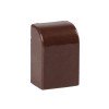 ecd-16-16x4 EKF - Заглушка (16х16) (4 шт) темное дерево-Plast