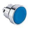XB4BA-B EKF - Исполнительный механизм кнопки XB4 синий плоский возвратный без фиксации, без подсветки PROxima