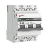 mcb4763-3-63B-pro EKF - Автоматический выключатель 3P 63А (В) 4,5kA ВА 47-63 PROxima
