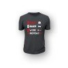 78970 EKF - Футболка черная EAT, SLEEP, WORK XL