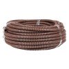 tg-z-16d EKF - Труба гофр. ПВХ с протяжкой d16 мм (25 м) темное дерево-Plast