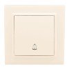 ERV10-027-20 EKF - Минск Кнопка звонка СП, 10А, бежевый