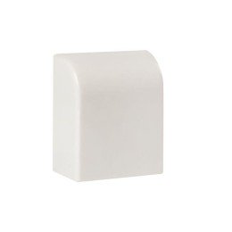 Заглушка (20х10) (4 шт) белая-Plast 
