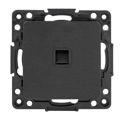 EZK01-035-10 EKF - Стокгольм Механизм Розетки RJ-45 1-местной черный PROxima
