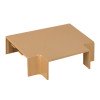 tchl-40-16x4 EKF - Угол T-образный (40х16) (4 шт) светлое дерево-Plast