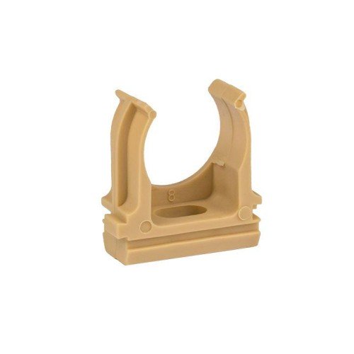 derj-z-20w EKF - Крепеж-клипса d20 мм (10 шт) светлое дерево-Plast
