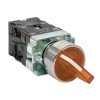 xb2-bk21-y-230 EKF - Переключатель BD21 2P c желтой подсветкой 230В NO PROxima