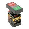 pbn-as-rec EKF - Кнопка AS-22N "Пуск-Стоп" прямоугольная 220В NO+NC PROxima
