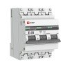 mcb4763m-6-3-20D-pro EKF - Автоматический выключатель 3P 20А (D) 6кА ВА 47-63M без теплового расцепителя PROxima

