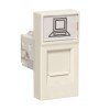 E1MK015E-135-10 EKF - Розетка RJ45 кат. 5e, 1 модуль