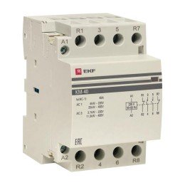 Контактор модульный КМ 40А 2NО+2NC (3 мод.) PROxima
