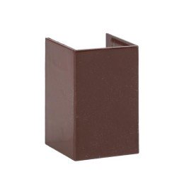 Соединитель (25х25) (4 шт) темное дерево-Plast 
