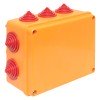 plc-kmrf-190-14-04 EKF - Коробка огнестойкая 190х140х70мм IP55, 7 двойных клеммников 0,5-4 мм2