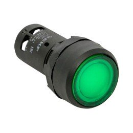 Кнопка SW2C-10D с подсветкой зеленая NO PROxima