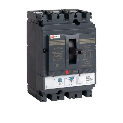 mccb99C-250-225 EKF - Выключатель автоматический ВА-99C 250/225А 3P 45кА
