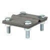 lp-g3101-cu EKF - Зажим полоса 40 - прут 10 (3 пластины 70x70мм) Cu PROxima