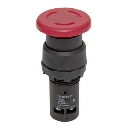 Кнопка SW2C-11MZ поворотная красная NO+NC Грибок PROxima