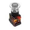 pbn-aela-1w-24 EKF - Кнопка AELA-22 белая с подсветкой NO+NC 24В PROxima