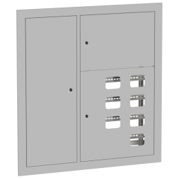 Щит этажный 7 кв. RAL9003 со слаботочным отсеком слева (1000х950х150) PROxima
