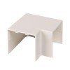 abw-40-40x4 EKF - Поворот 90 гр. (40х40) (4 шт) белый-Plast