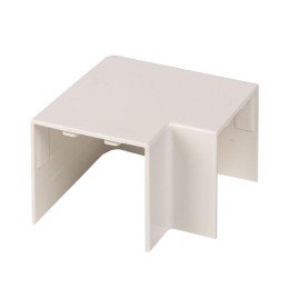 Поворот 90 гр. (40х40) (4 шт) белый-Plast 
