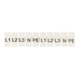 Маркеры для JXB-ST 6 с символами "L1, L2, L3, N, PE" (100 шт.) PROxima
