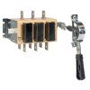 uvr32-37a71240-r EKF - ВР32У-37A71240-R 400А, 2 направ. с д/г камерами, с передней смещённой рукояткой MAXima
