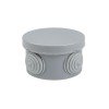 plc-kmr-040-038-r EKF - Коробка распределительная КМР-040-038 с крышкой наружная (65х40) 4 мембранных ввода IP54 розничный стикер PROxima
