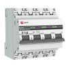 mcb4763-4-1.6C-pro EKF - Автоматический выключатель 4P 1,6А (C) 4,5kA ВА 47-63 PROxima