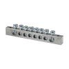 sn1-63-08-k EKF - Шина PEN "ноль-земля" (6x9мм) 8 отв. цинк крепеж по краям