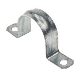 Скоба металлическая двухлапковая d31-32 мм (50 шт) PROxima