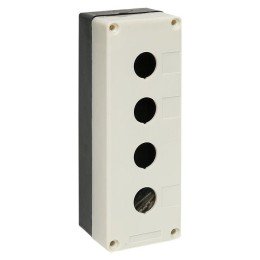 Корпус КП104 пластиковый 4 кнопки белый PROxima
