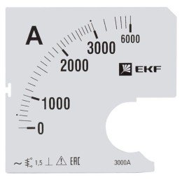 Шкала сменная для A961 3000/5А-1,5 PROxima