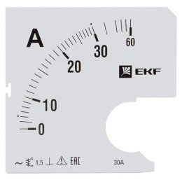 Шкала сменная для A961 30/5А-1,5 PROxima