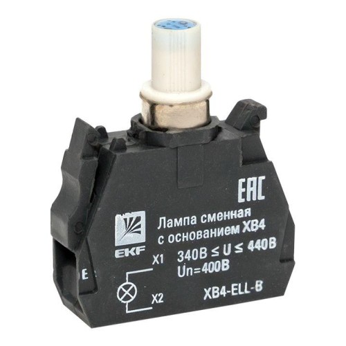 XB4-ELL-B EKF - Лампа сменная c основанием XB4 синяя 400В PROxima