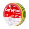 plc-iz-sf-yg EKF - Изолента ПВХ желто-зеленая 19мм 20м серии SafeFlex