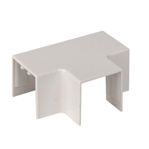 tchw-25-25x4 EKF - Угол T-образный (25х25) (4 шт) белый-Plast 