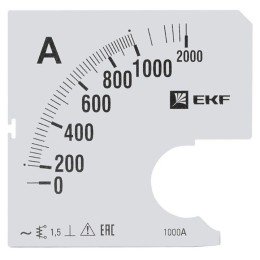 Шкала сменная для A961 1000/5А-1,5 PROxima