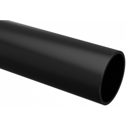 Труба гладкая ПВХ жесткая d16 мм (3 м) (156 м/уп) черная-Plast