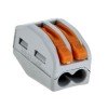 plc-smk-412 EKF - Строительно-монтажная клемма СМК 222-412 с рычагом 2 отверстия 0,08-2,5(4.0)мм2 PROxima